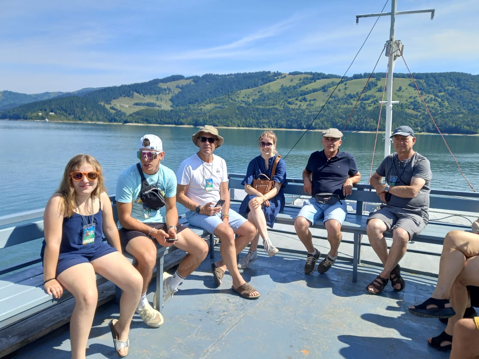 Le Groupe au lac de Bicaz