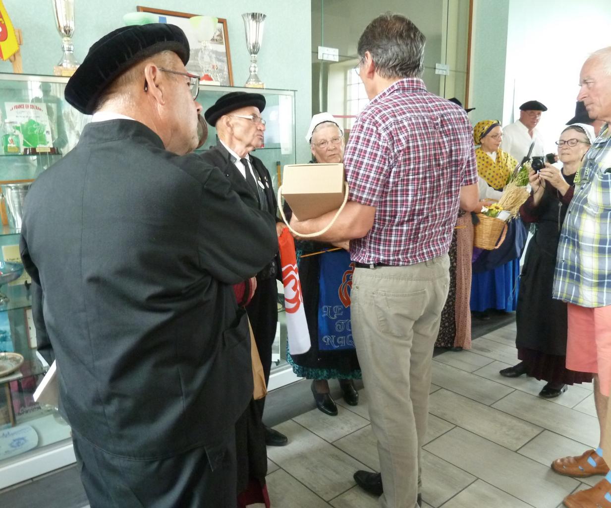 Réception à la Mairie