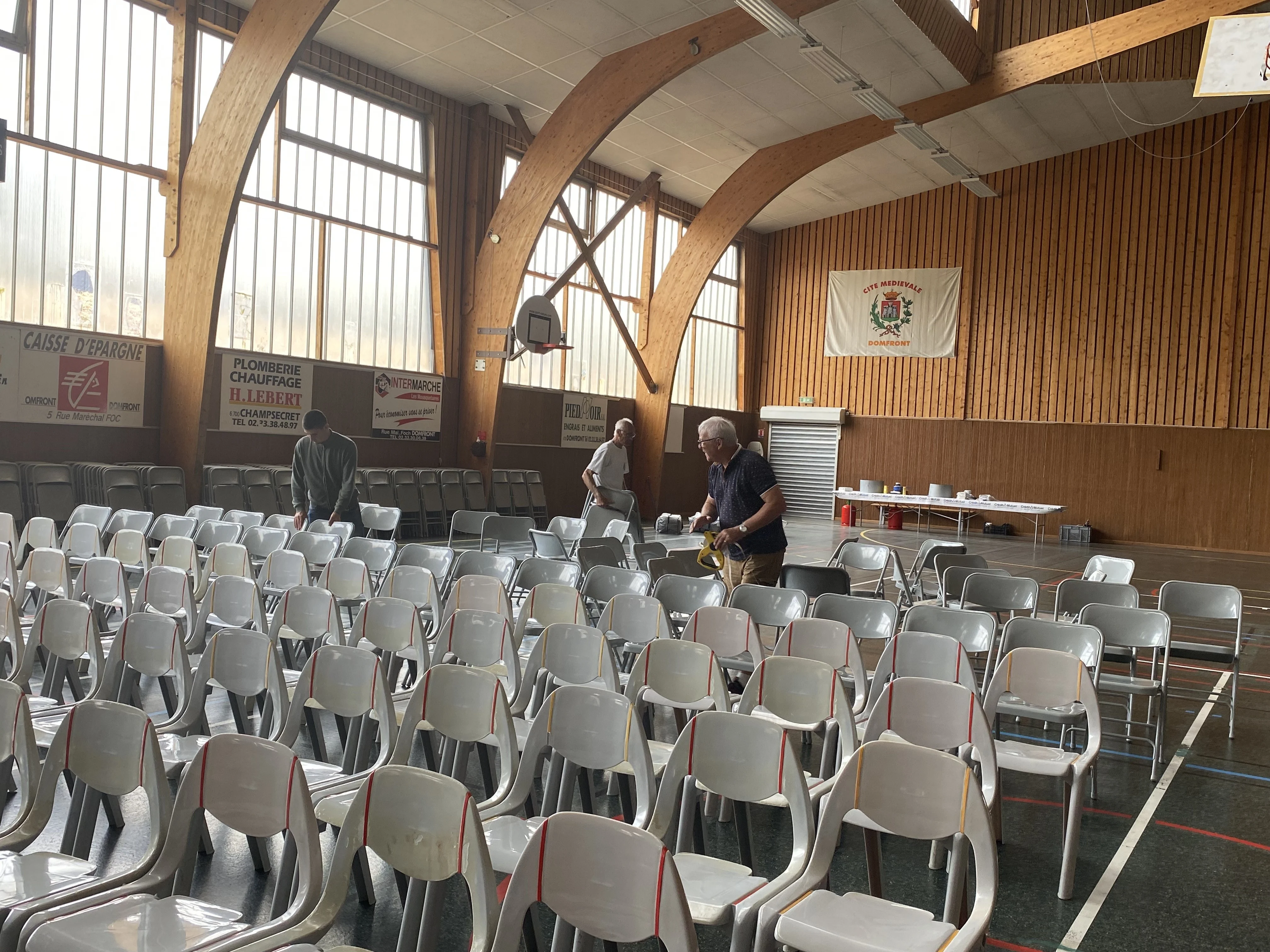 Préparation pour l'accueil du public 2ème journée